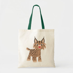 Niedlicher Cartoon Happy Lynx Bag Tragetasche