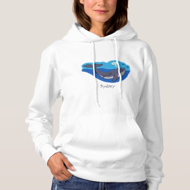 Niedlicher Cartoon Hoodie (Vorderseite)