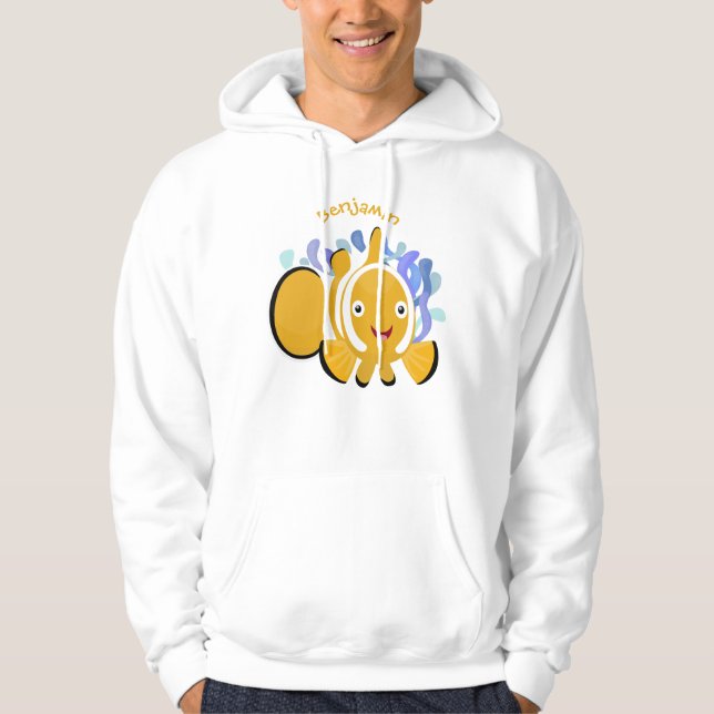 Niedlicher Cartoon Hoodie (Vorderseite)