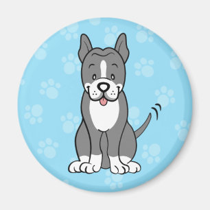 Niedlicher Cartoon-HundPitbull Magnet