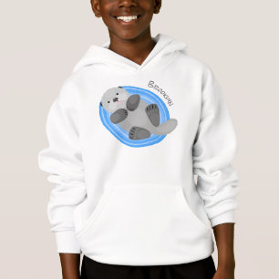Niedlicher Cartoon-Illustrator Hoodie