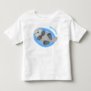 Niedlicher Cartoon-Illustrator Kleinkind T-shirt