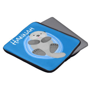 Niedlicher Cartoon-Illustrator Laptopschutzhülle