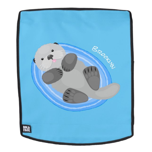 Niedlicher Cartoon-Illustrator Rucksack (Abnehmbare Front)