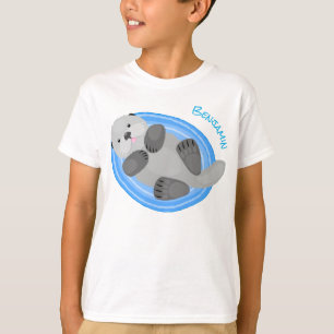 Niedlicher Cartoon-Illustrator T-Shirt