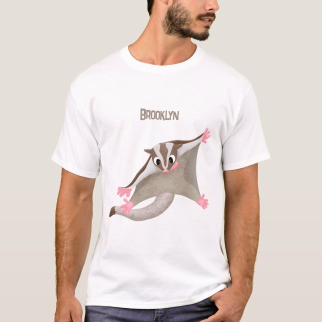 Niedlicher Cartoon-Illustrator T-Shirt (Vorderseite)