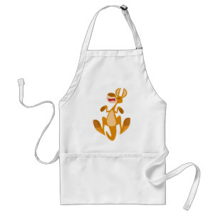 Niedlicher Cartoon Jumping Kangaroo Kochen Schürze