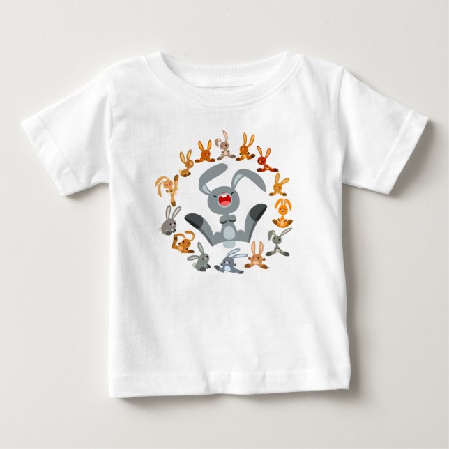 Niedlicher Cartoon Kanbits Mandala Baby T - Shirt (Vorderseite)