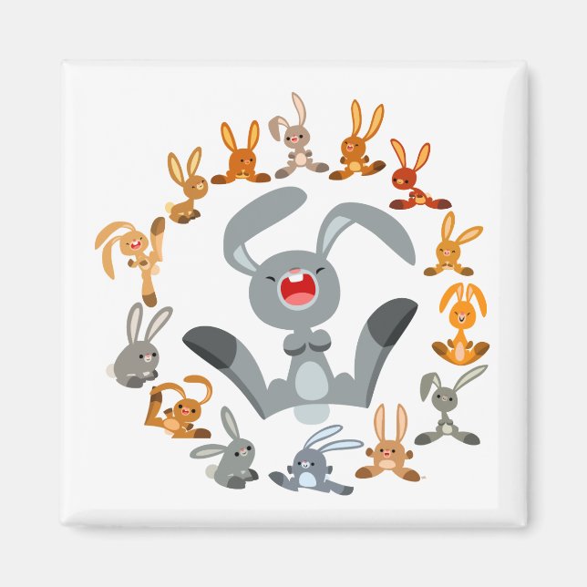 Niedlicher Cartoon Kanbits Mandala Magnet (Vorne)