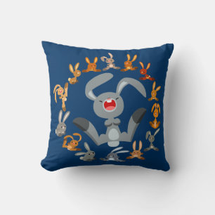 Niedlicher Cartoon Kanbits Mandala Pillow Kissen