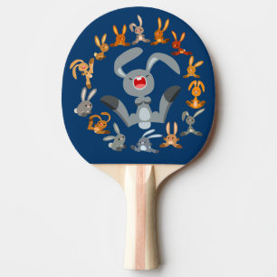 Niedlicher Cartoon Kanbits Mandala Ping Pong Paddl Tischtennis Schläger