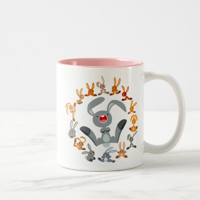 Niedlicher Cartoon Kanbits Mandala Tasse (Rechts)
