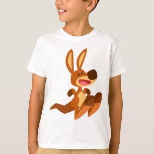 Niedlicher Cartoon-Känguru Joey KinderT - Shirt
