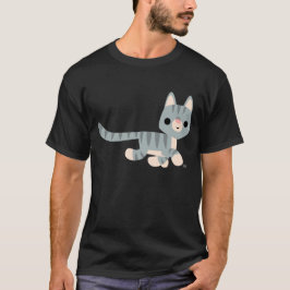 Niedlicher Cartoon Kitty T - Shirt