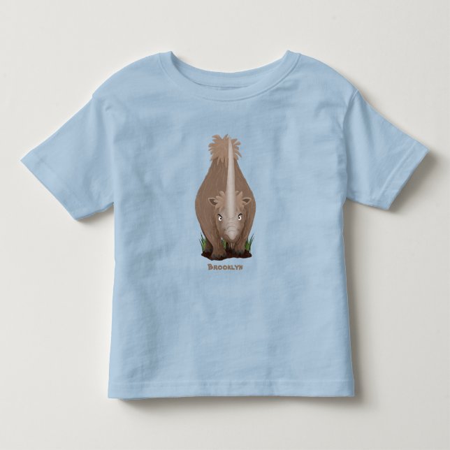 Niedlicher Cartoon Kleinkind T-shirt (Vorderseite)