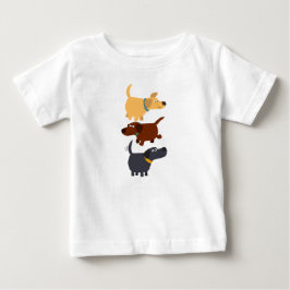 Niedlicher Cartoon Labradors in 3 Aromen Baby T -  T-shirt