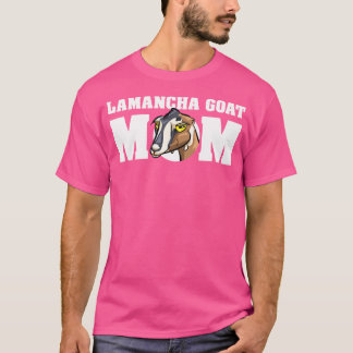 Niedlicher Cartoon Lamancha Ziege Mama T-Shirt