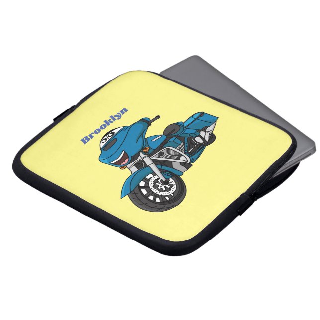 Niedlicher Cartoon Laptopschutzhülle (Vorne Oben)