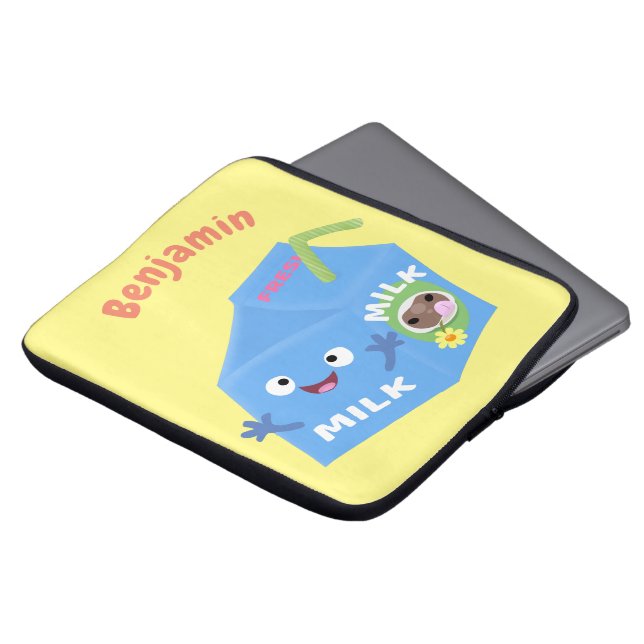 Niedlicher Cartoon Laptopschutzhülle (Vorne Oben)