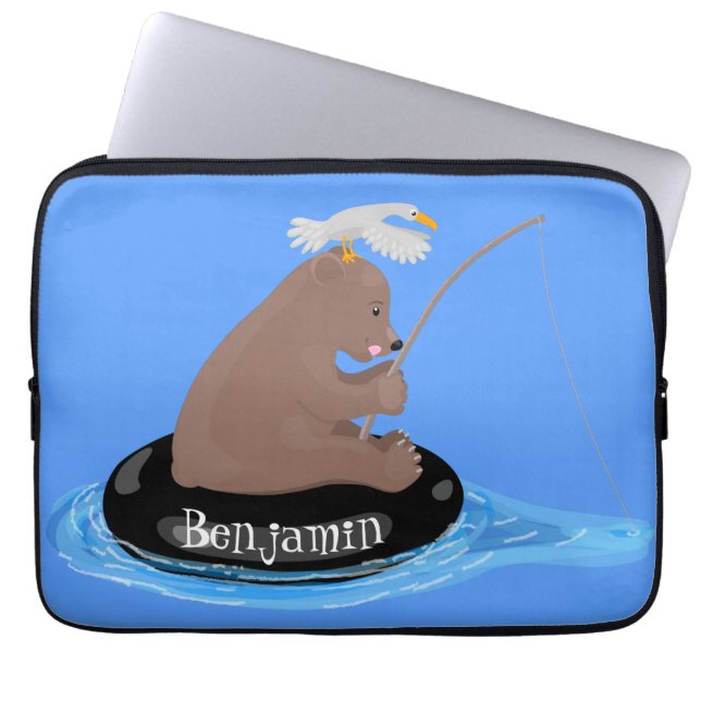Niedlicher Cartoon Laptopschutzhülle (Vorderseite)