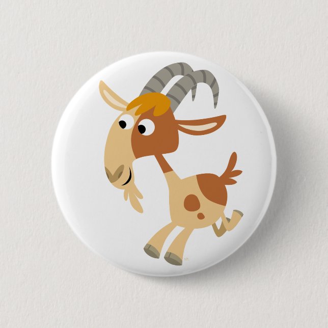 Niedlicher Cartoon-laufendes Button (Vorderseite)