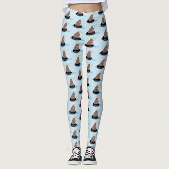 Niedlicher Cartoon Leggings (Vorderseite)