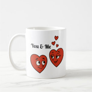 Niedlicher Cartoon Liebe Herz Kaffeetasse