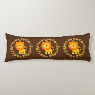Niedlicher Cartoon Lion Mandala Kissen