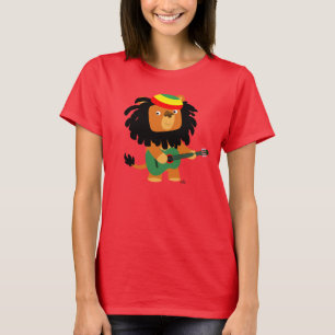 Niedlicher Cartoon-Löwe des Zion Frauen-T - Shirt
