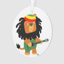 Niedlicher Cartoon Löwe von Zion Acrylschmuck Ornament