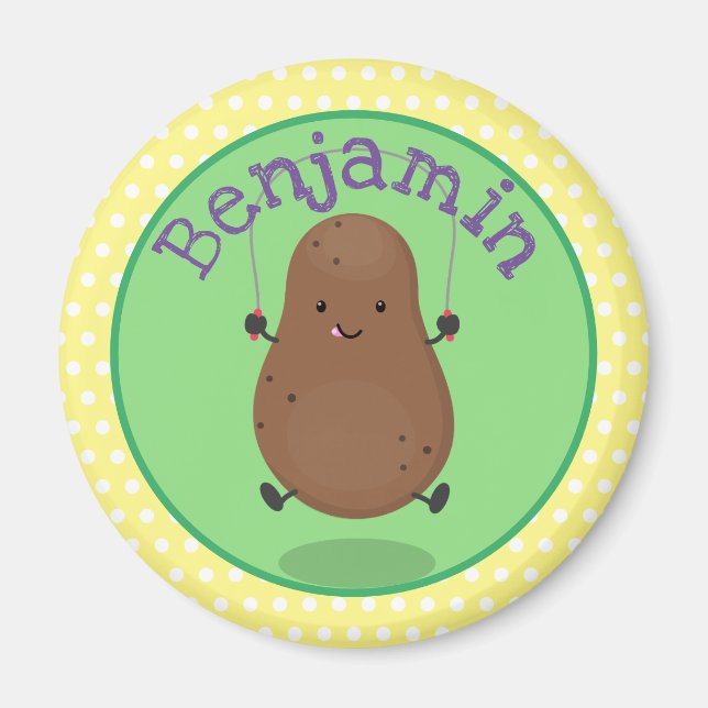 Niedlicher Cartoon Magnet (Vorne)