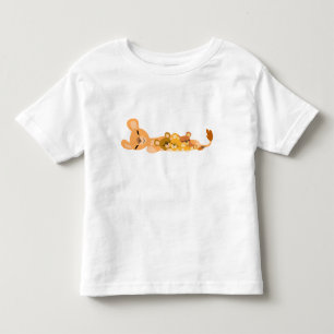 Niedlicher Cartoon-Mama-Löwe und CUB-Kinderkleid Kleinkind T-shirt