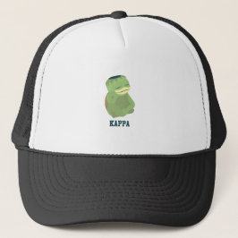 Niedlicher Cartoon Meditation Kappa Truckerkappe
