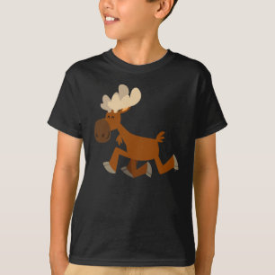 Niedlicher Cartoon Merry Moose Children T - Shirt