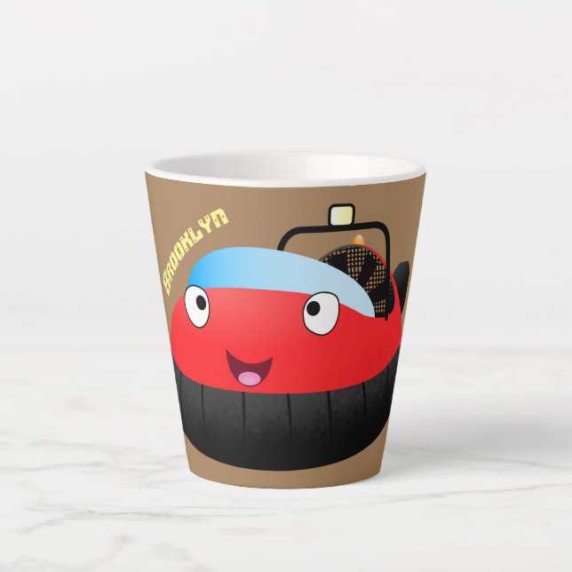 Niedlicher Cartoon Milchtasse (Vorderseite)