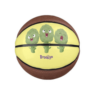 Niedlicher Cartoon mit Artischocken Mini Basketball