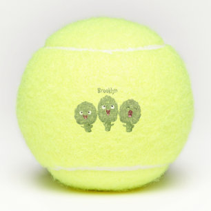 Niedlicher Cartoon mit Artischocken Tennisbälle