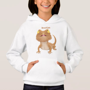 Niedlicher Cartoon mit Bartentreue Hoodie