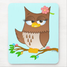 Niedlicher Cartoon Mousepad Olivia VonHoot