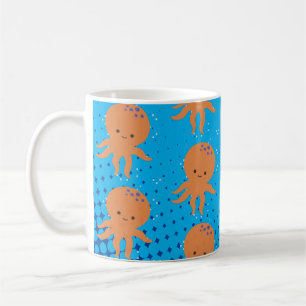 Niedlicher Cartoon Octopus Kaffeetasse