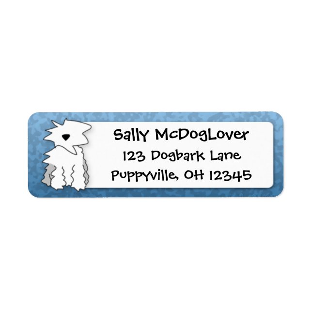 Niedlicher Cartoon Old English Sheepdog (Vorne)