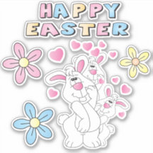 Niedlicher Cartoon OsterBunnies