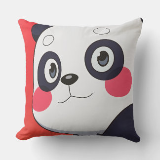 Niedlicher Cartoon Panda Pillow für Fun Wohngestal Kissen
