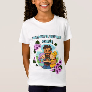 niedlicher Cartoon Papa Tochter Shirt