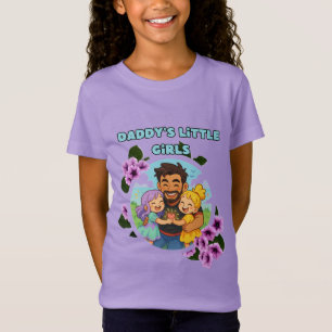 niedlicher Cartoon Papa Tochter Shirt