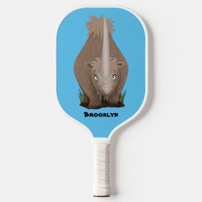 Niedlicher Cartoon Pickleball Schläger (Vorderseite)