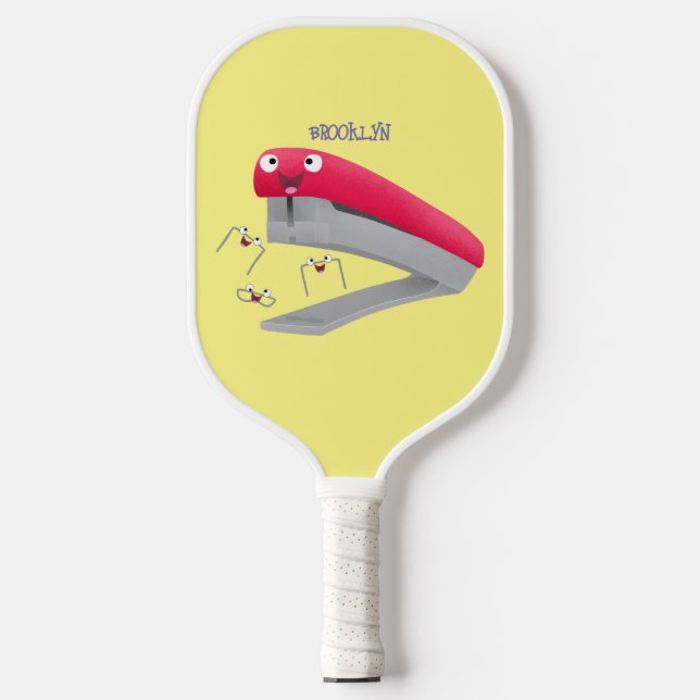 Niedlicher Cartoon Pickleball Schläger (Vorderseite)