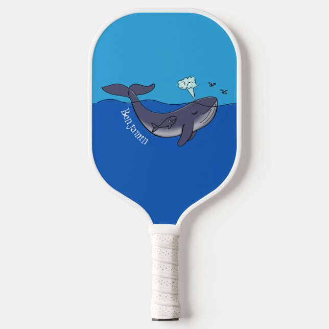 Niedlicher Cartoon Pickleball Schläger (Vorderseite)