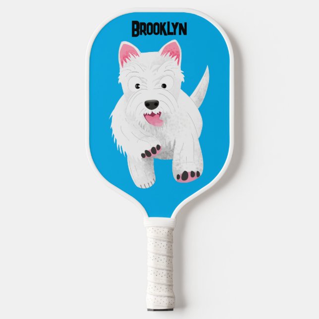 Niedlicher Cartoon Pickleball Schläger (Vorderseite)