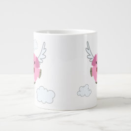 Niedlicher Cartoon Pig Jumbo-Tasse